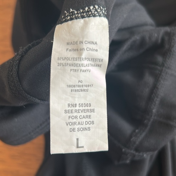 Women’s Jockey black joggers size large. - Picture 6 of 7